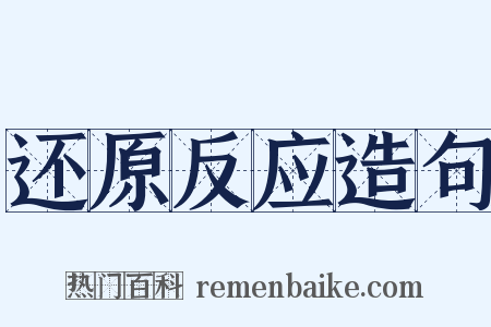 还原反应造句是什么意思的图片